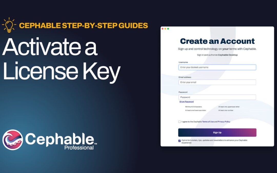 Activate a License Key