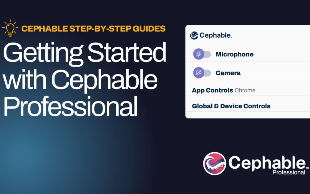Getting Started with Cephable Professional