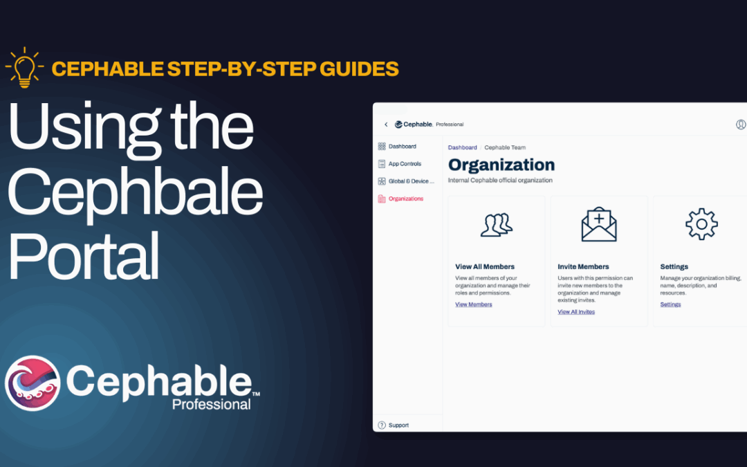 The Cephable Web Portal